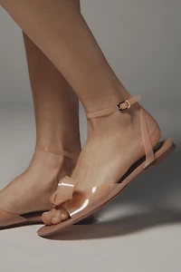 Lola Cruz Jelly Bow Sandals