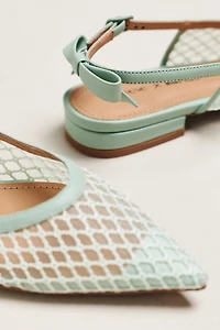 Maeve x Bibi Lou Bow Slingback Flats