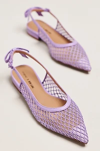 Maeve x Bibi Lou Bow Slingback Flats