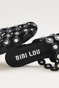 Bibi Lou Grommet Studded Mules