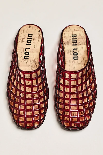 Bibi Lou Netted Jelly Mule Heels