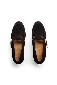 Kelsi Dagger Brooklyn Caleb T-Strap Loafer Heels