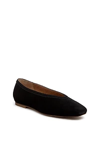 Kelsi Dagger Brooklyn Freya Square-Toe Ballet Flats