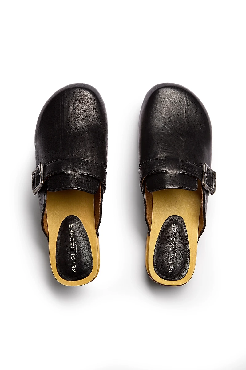 Kelsi Dagger Brooklyn Nitro Wood-Bottom Clogs