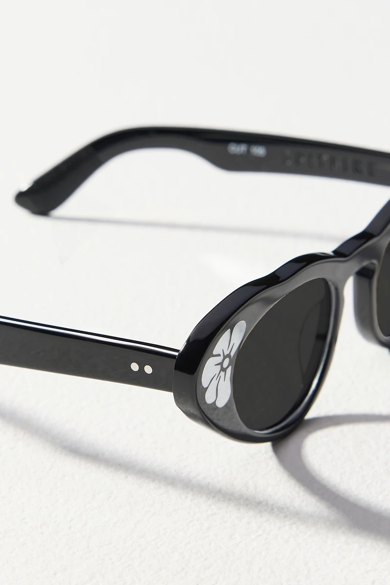 Spitfire Floral Detailing Cat-Eye Readers