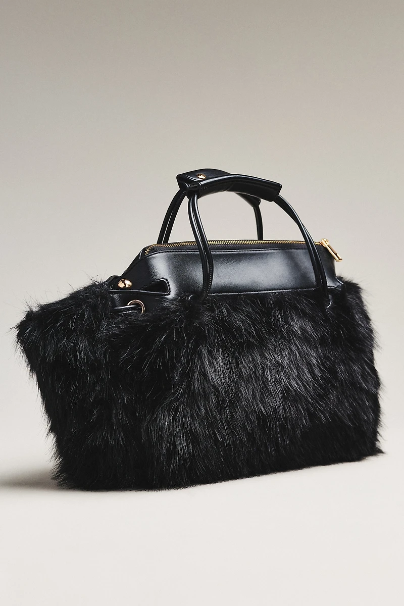 Faux Fur Shoulder Bag