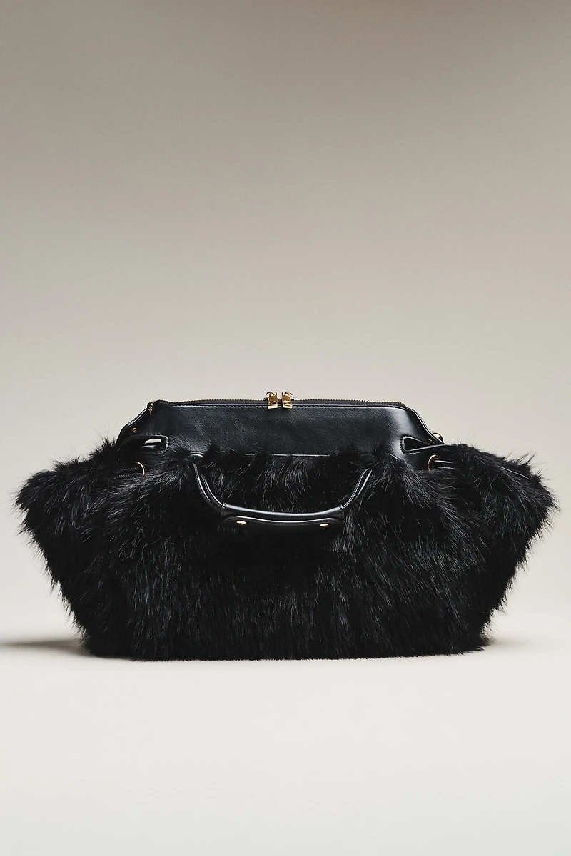 Faux Fur Shoulder Bag