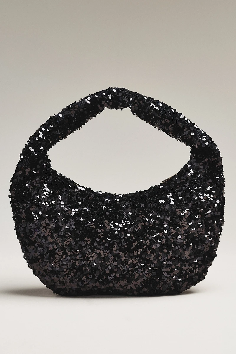 Paillette Sequin Crescent Bag