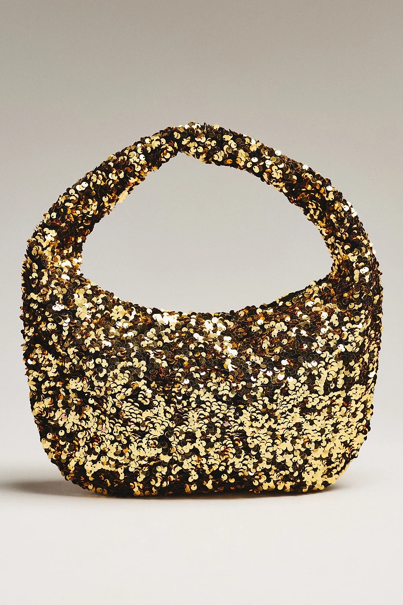 Paillette Sequin Crescent Bag