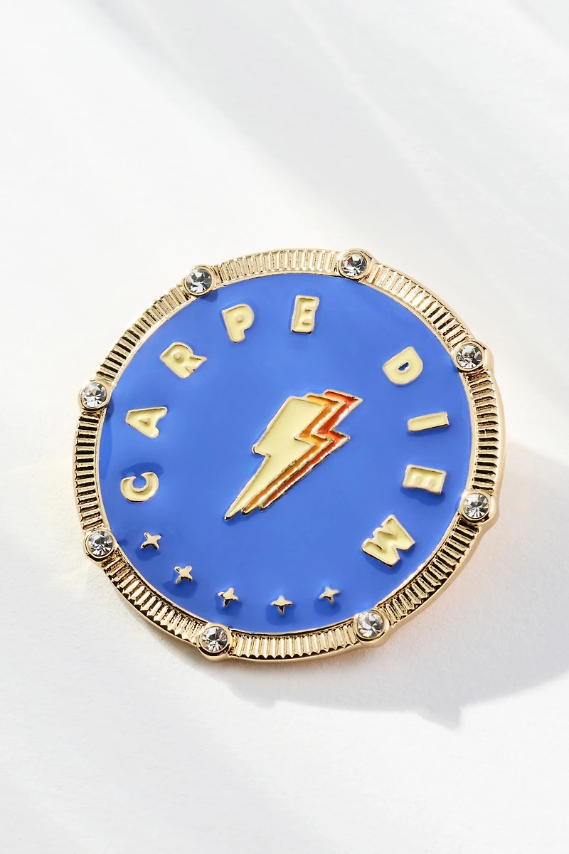 Enamel Icon Brooch