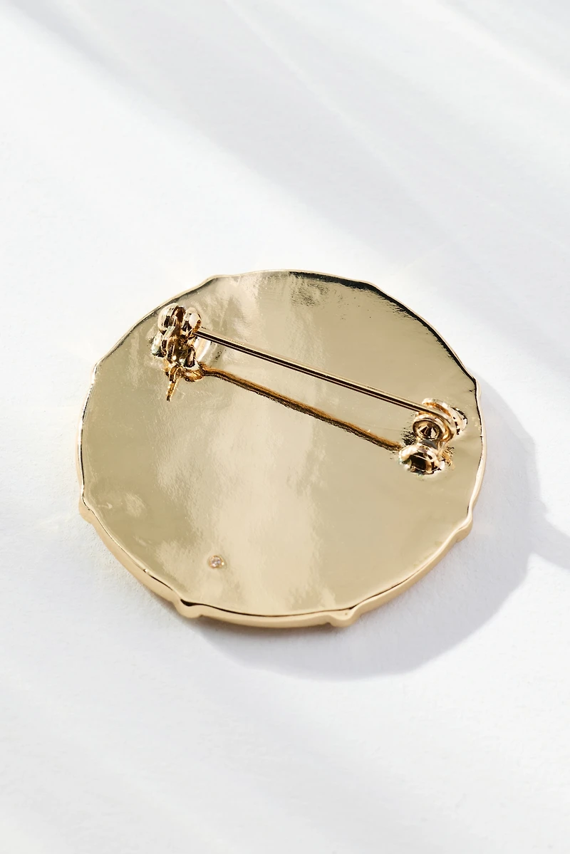 Enamel Icon Brooch