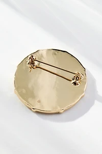 Enamel Icon Brooch