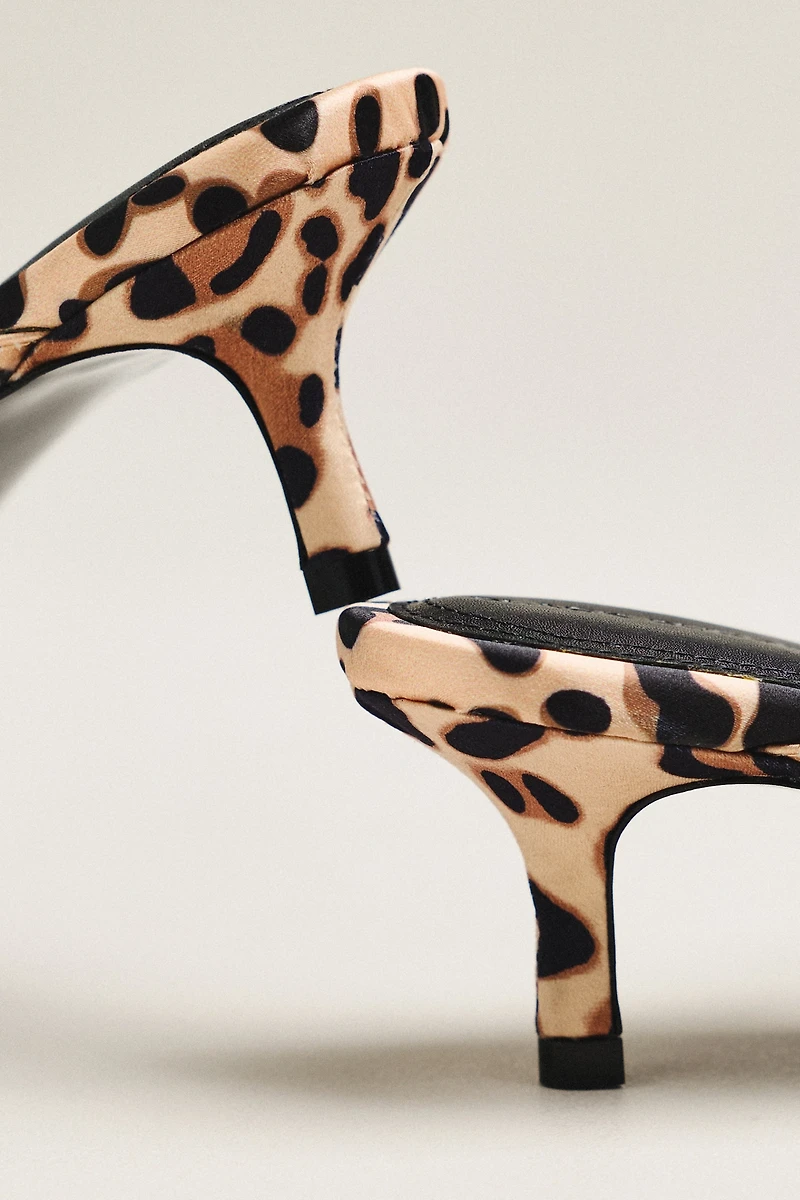 Black Suede Studio Tash 50 Thong Kitten Heels