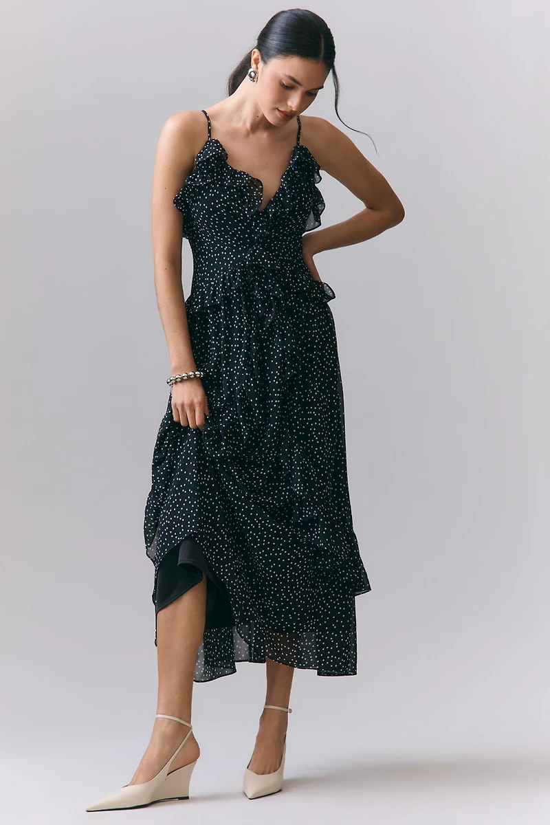 Black Suede Studio Eliana 70 Wedges