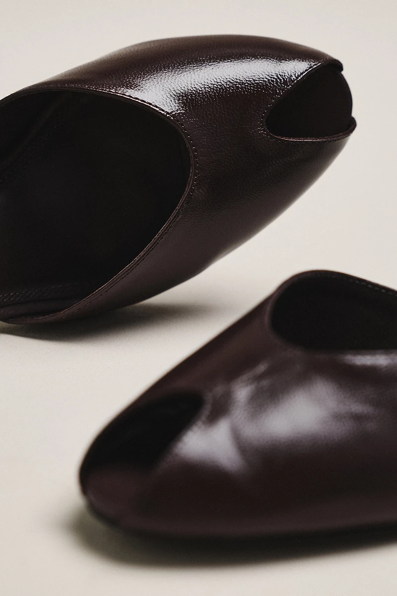 Black Suede Studio Dovie 70 Mule Kitten Heels