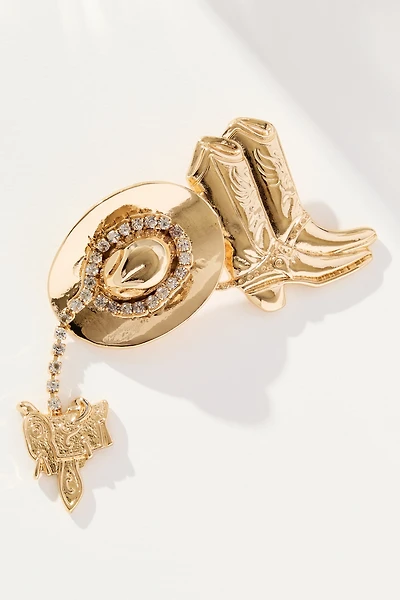 Cowgirl Brooch