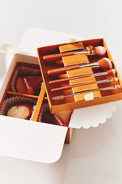 Spectrum Pumpkin Spice 9-Piece Makeup Brush & Sponge Set