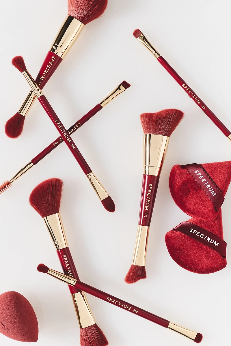 Spectrum Very Cherry 10 Piece Makeup Brush Set