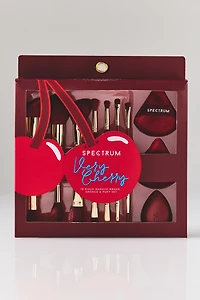 Spectrum Very Cherry 10 Piece Makeup Brush Set