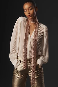 By Anthropologie Sequin Skinny Scarf