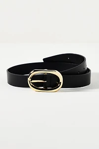 Anine Bing Signature Link Oval Buckle Belt