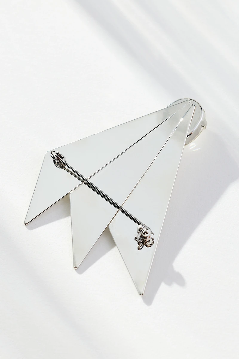 Angular Crystal Brooch