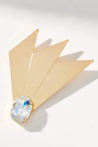 Angular Crystal Brooch