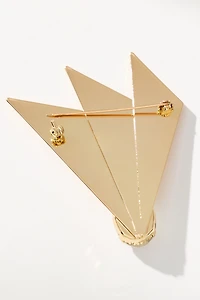 Angular Crystal Brooch