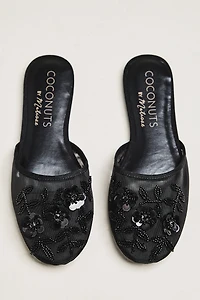 Coconuts by Matisse Maven Beaded Mesh Mule Flats