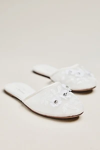 Coconuts by Matisse Maven Beaded Mesh Mule Flats