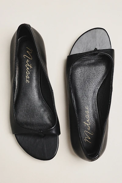 Matisse Neptune Open-Toe Bow Flats