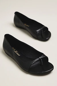 Matisse Neptune Open-Toe Bow Flats