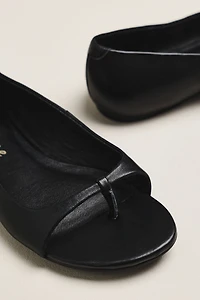 Matisse Neptune Open-Toe Bow Flats