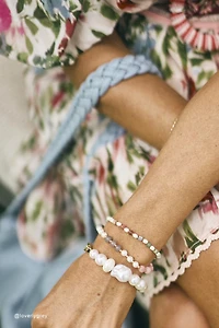 @loverlygrey x Anthropologie Beaded Bracelets, Set of 3