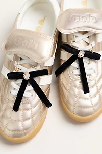 By Anthropologie Velvet Bow Shoe Charm