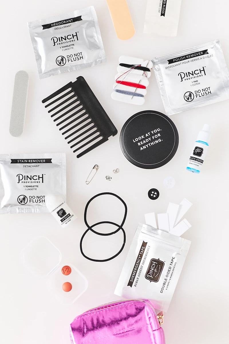 Pinch Provisions Fuchsia Puffer Minimergency Kit