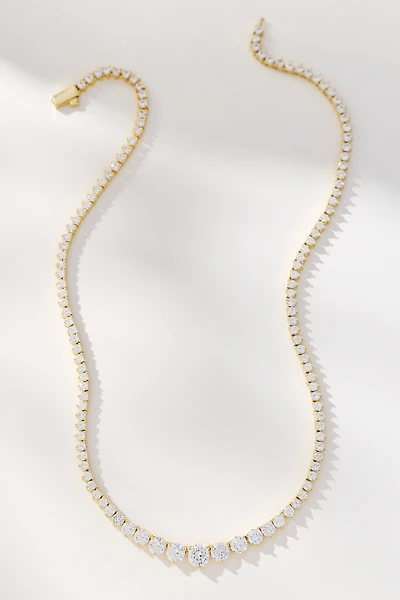 Melinda Maria Not Your Basic Graduated Tennis Necklace