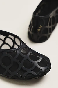 Maeve Circle Cutout Ballet Flats