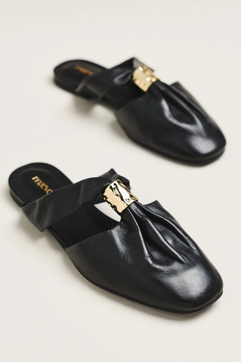 Maeve Hardware Closed-Toe Sliders