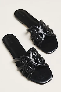 Maeve Logo Slide Sandals