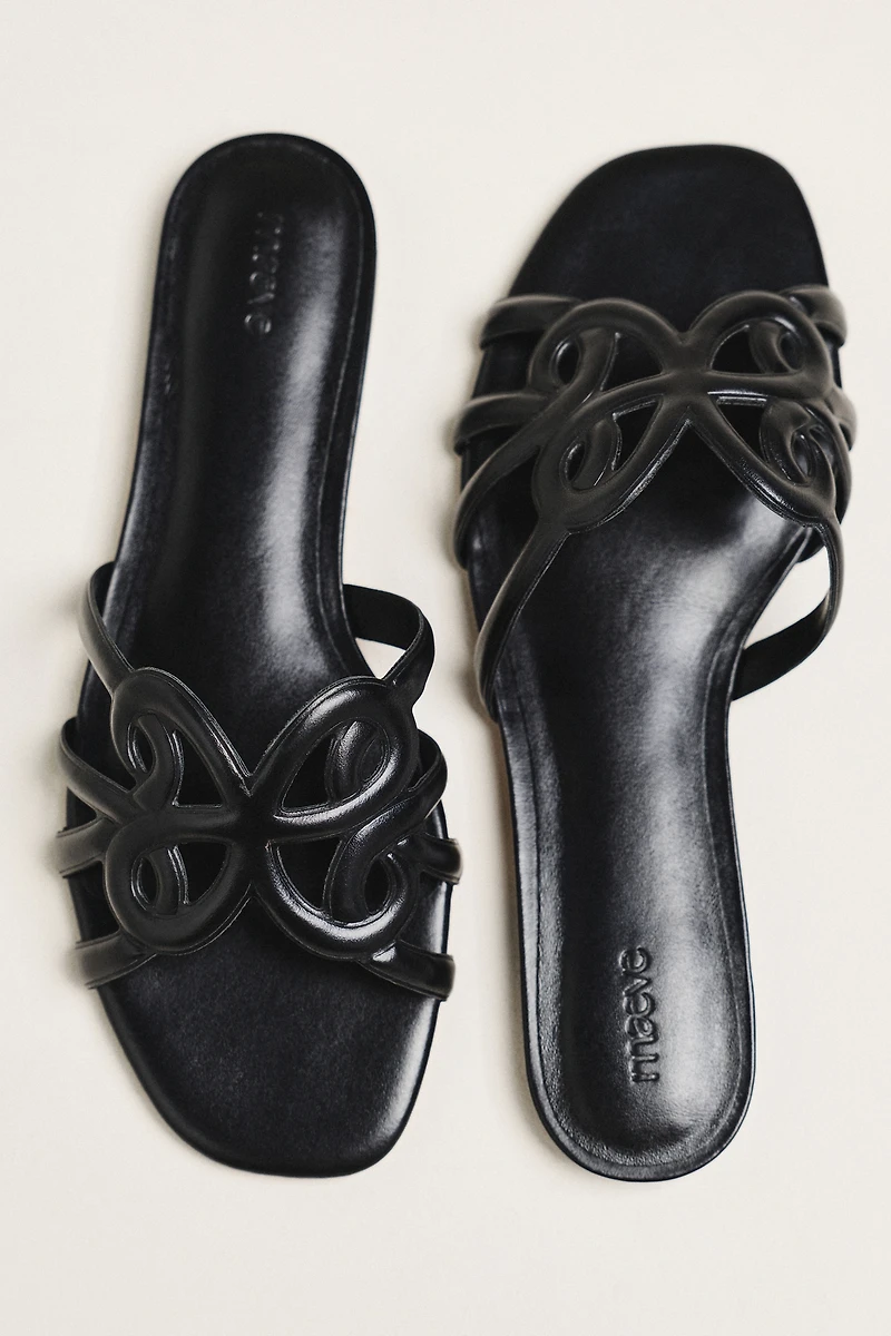 Maeve Logo Slide Sandals