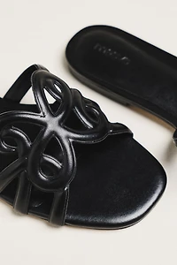 Maeve Logo Slide Sandals