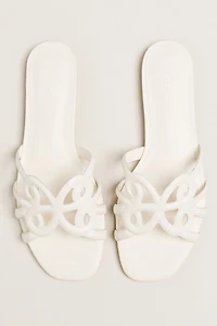 Maeve Logo Slide Sandals