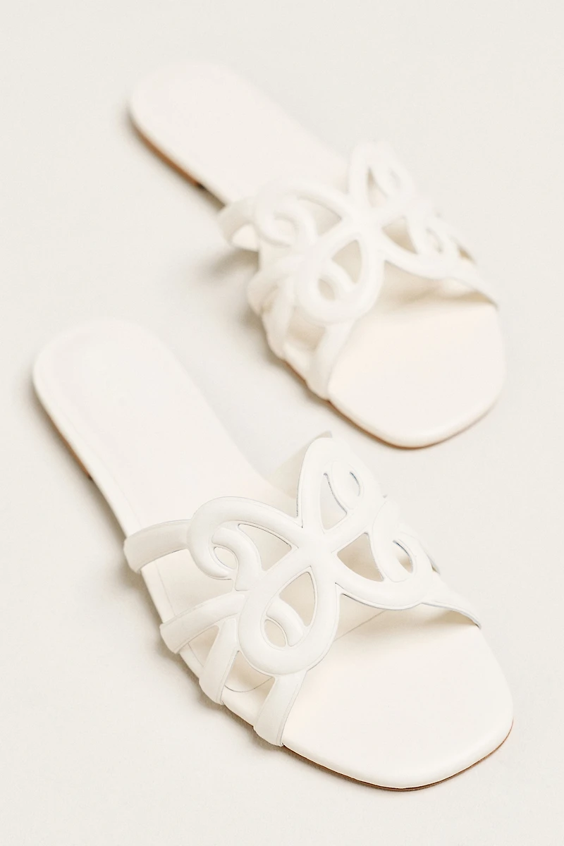 Maeve Logo Slide Sandals