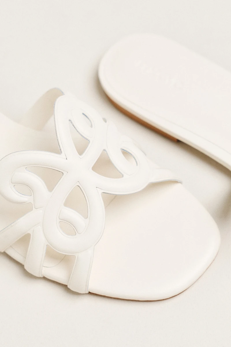 Maeve Logo Slide Sandals