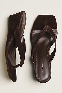 By Anthropologie Wedge Thong Heels