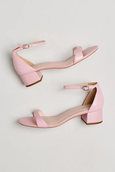 Maeve Ankle-Strap Low Block Heels
