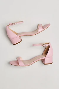 Maeve Ankle-Strap Low Block Heels