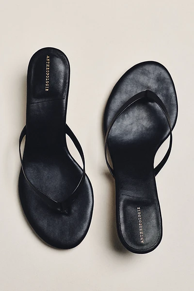 By Anthropologie Thong Kitten Heels