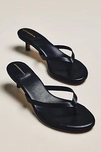 By Anthropologie Thong Kitten Heels
